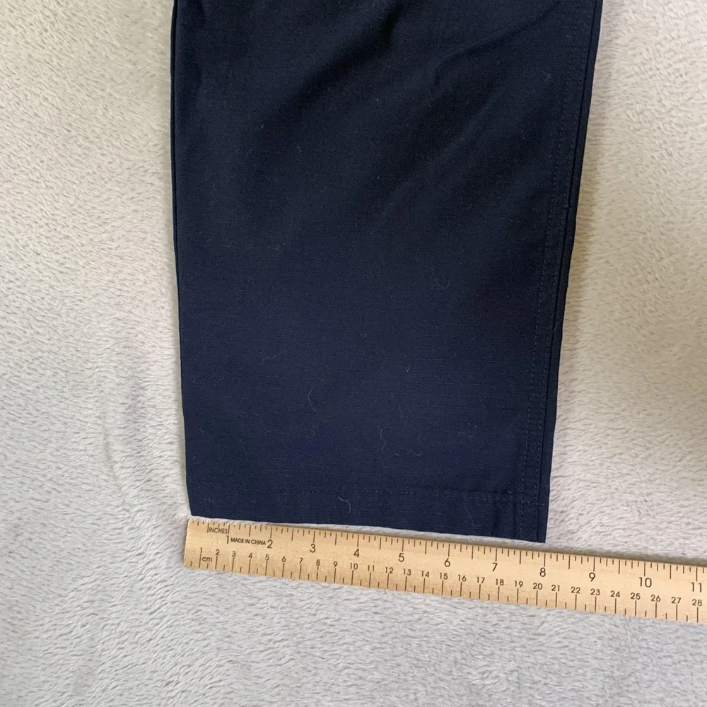5.11 Tactical Cargo Pants Womens 12 Long Navy Blue Elastic Waist Twill‎ Workwear